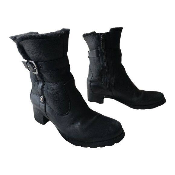 BLONDO WINTER WATERPROOF SHEARLING BOOTS - size 6 - Picture 3 of 16